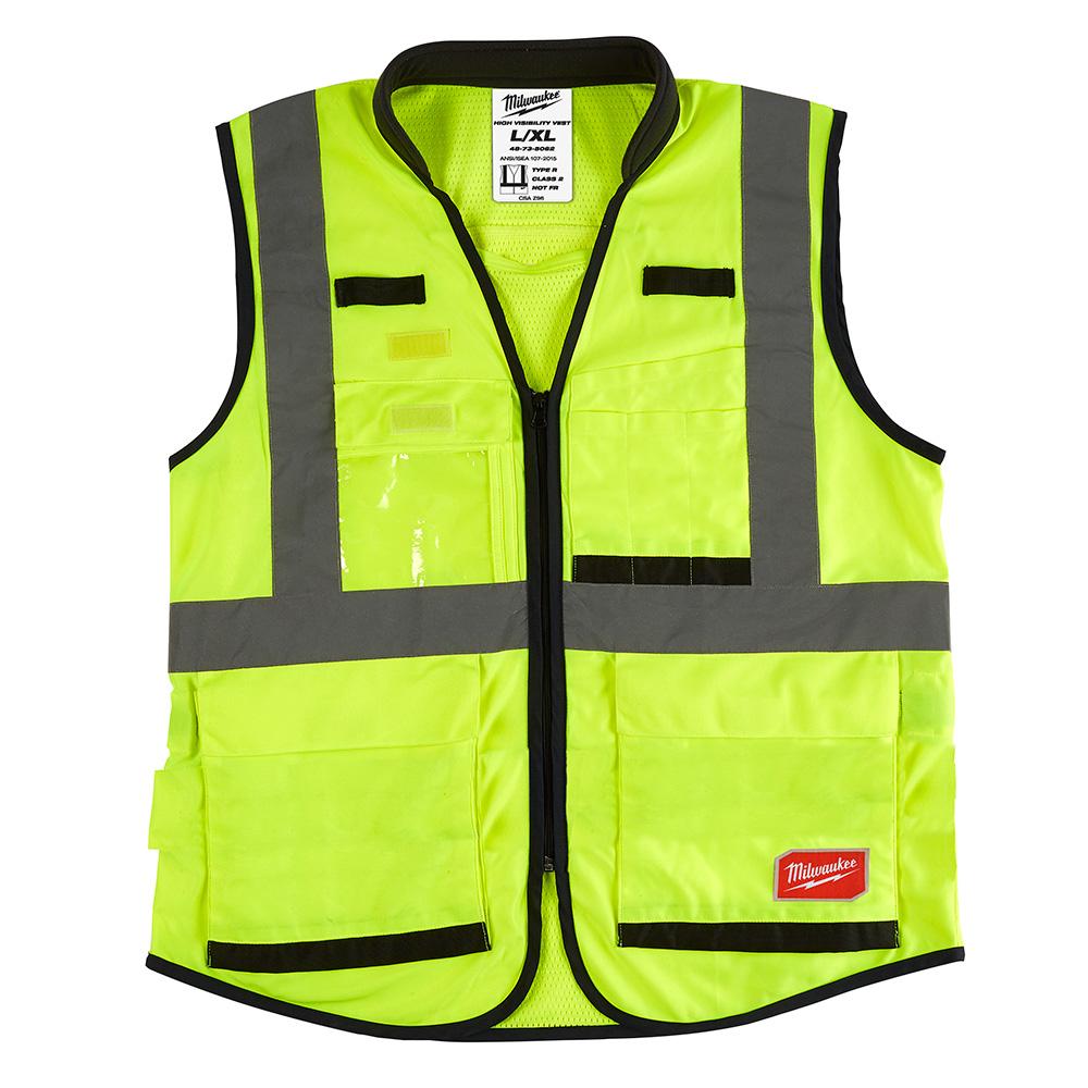 High Visibility Yellow Performance Safety Vest - L/XL (CSA)