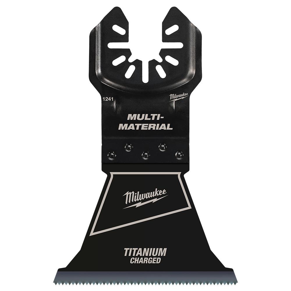 MILWAUKEE® OPEN-LOK™ 2-1/2&#34; TITANIUM CHARGED™ Bi-Metal Multi-Material Multi-Tool Blades 25PK