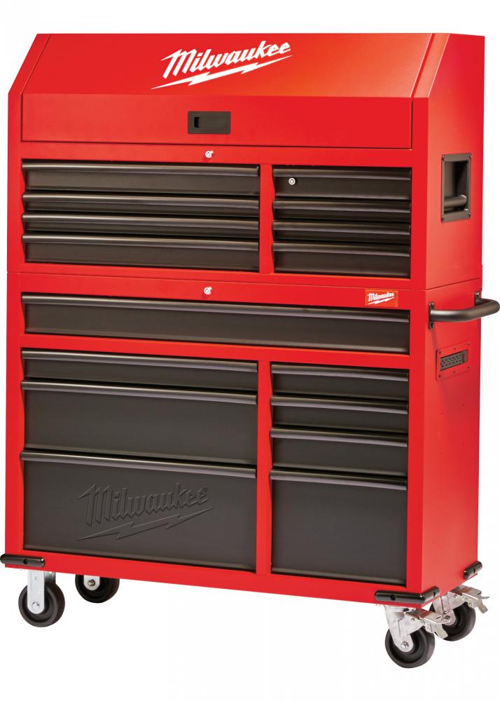 46 in. Rolling Steel Chest and Cabinet Combo