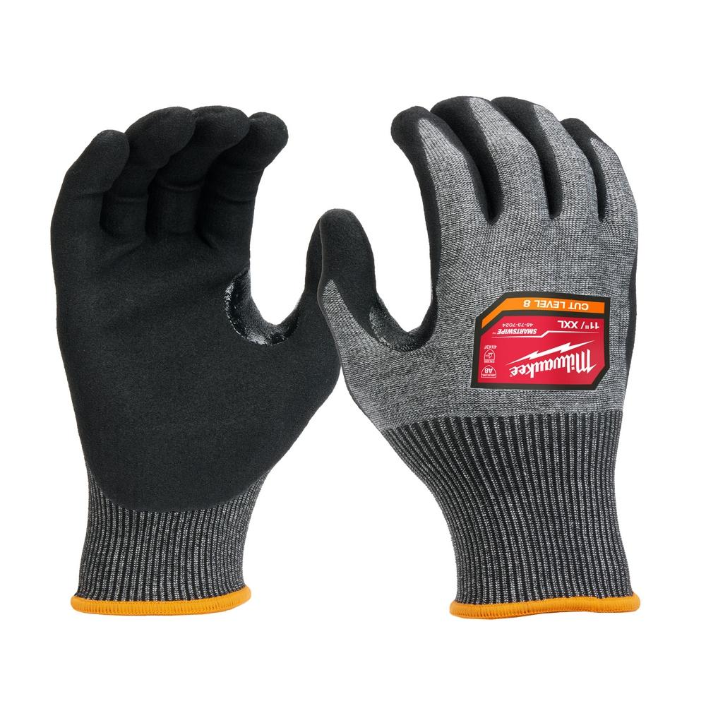 Cut Level 8 High-Dexterity Nitrile Dipped Gloves - XXL