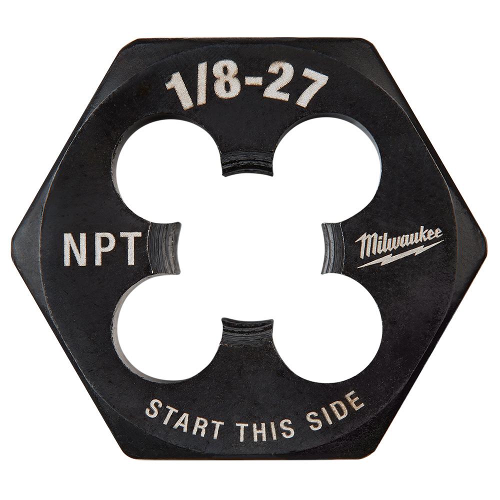 1/8&#34;-27 NPT 1-Inch Hex Threading Die