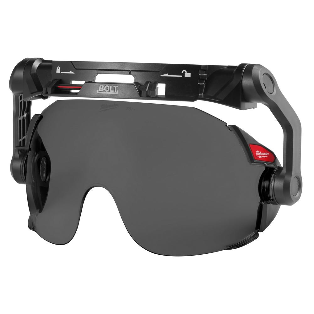 BOLT™ Eye Visor - Tinted Dual Coat Lens (Compatible with Milwaukee® Safety Helmets)