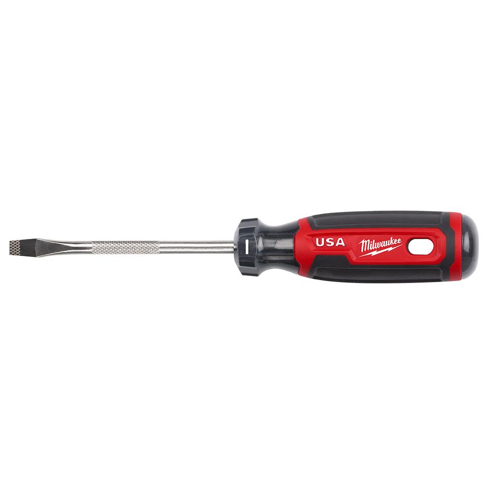 1/4&#34; Slotted 4&#34; Cushion Grip Screwdriver (USA)