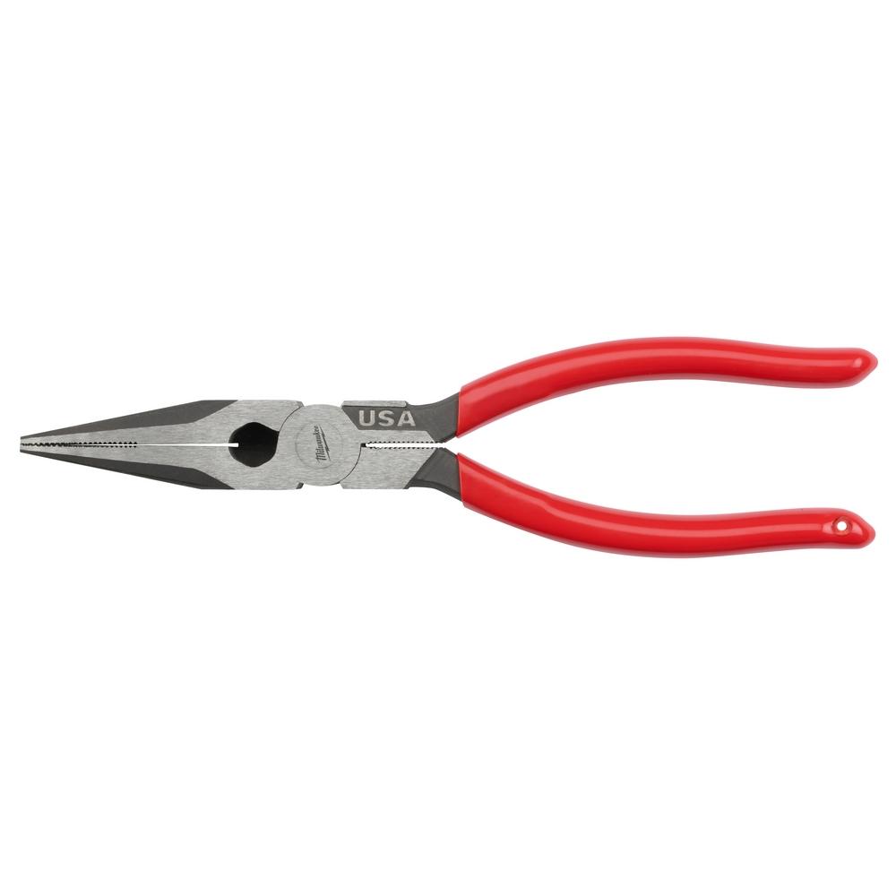 8&#34; Long Nose Dipped Grip Pliers (USA)