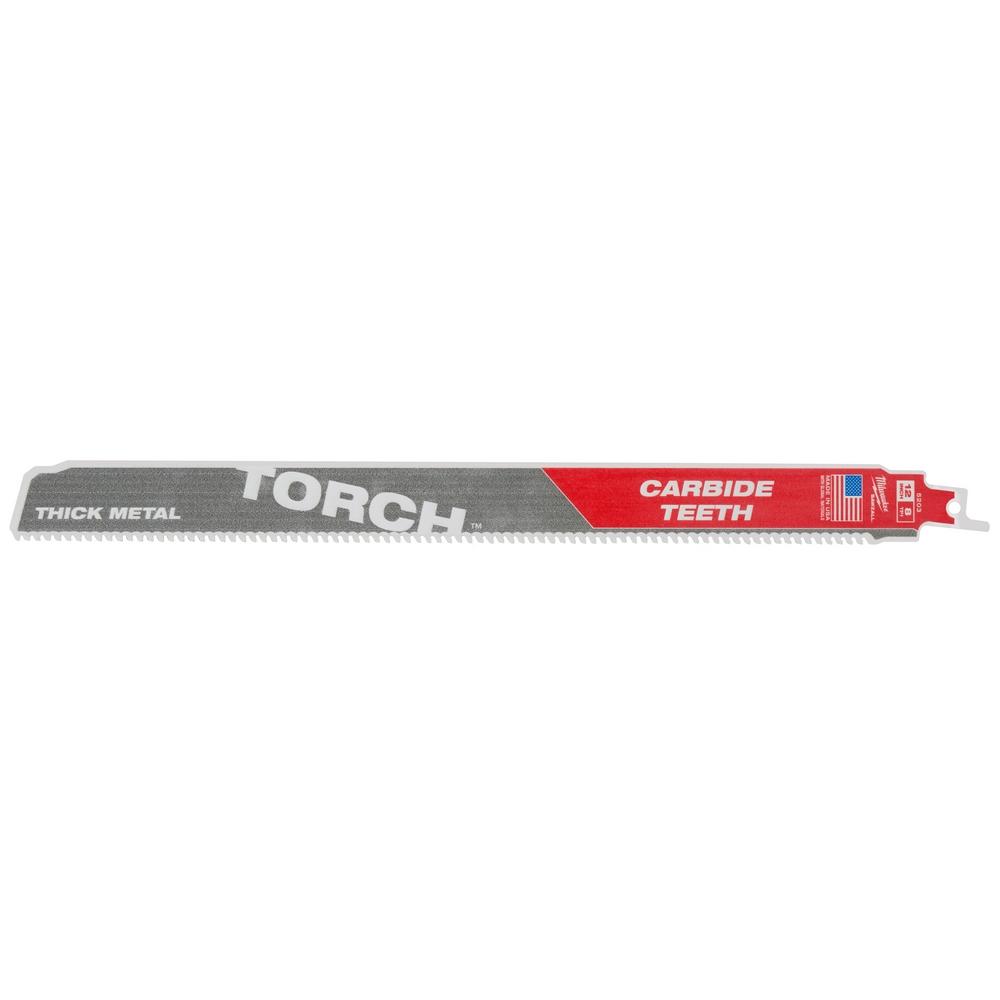 12 in. 7TPI The TORCH with Carbide Teeth SAWZALL Reciprocating Saw Blade - 3 Pack
