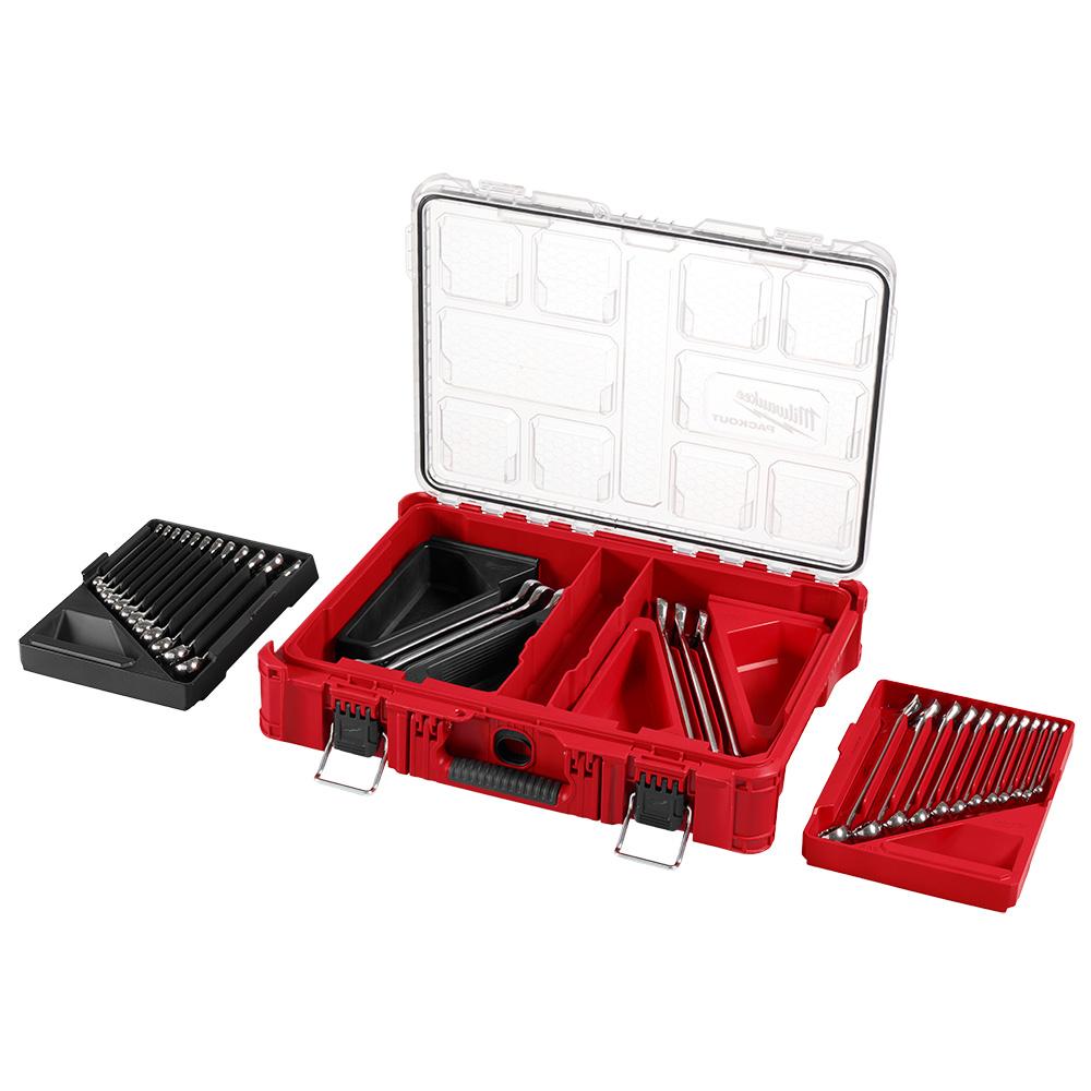 30pc Metric & SAE Combination Wrench Set with PACKOUT™ Organizer