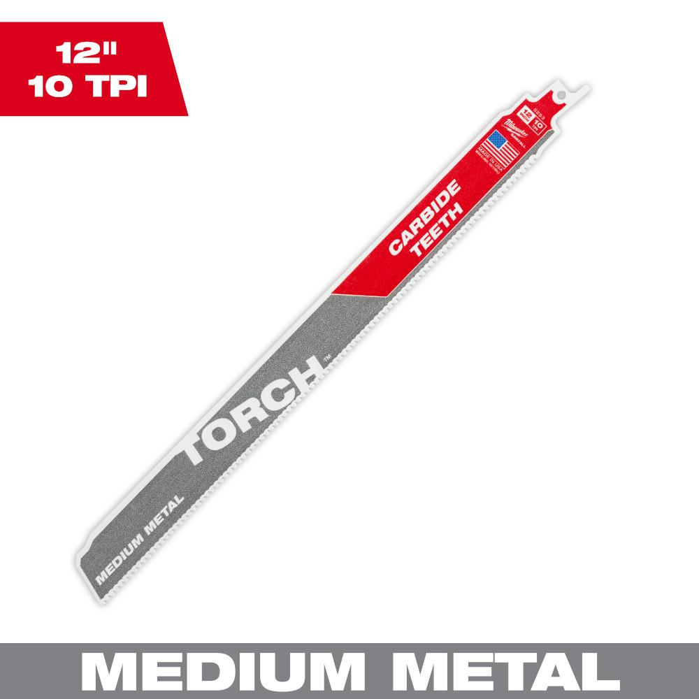 12&#34; 10TPI The TORCH™ with Carbide Teeth for Medium Metal 1PK