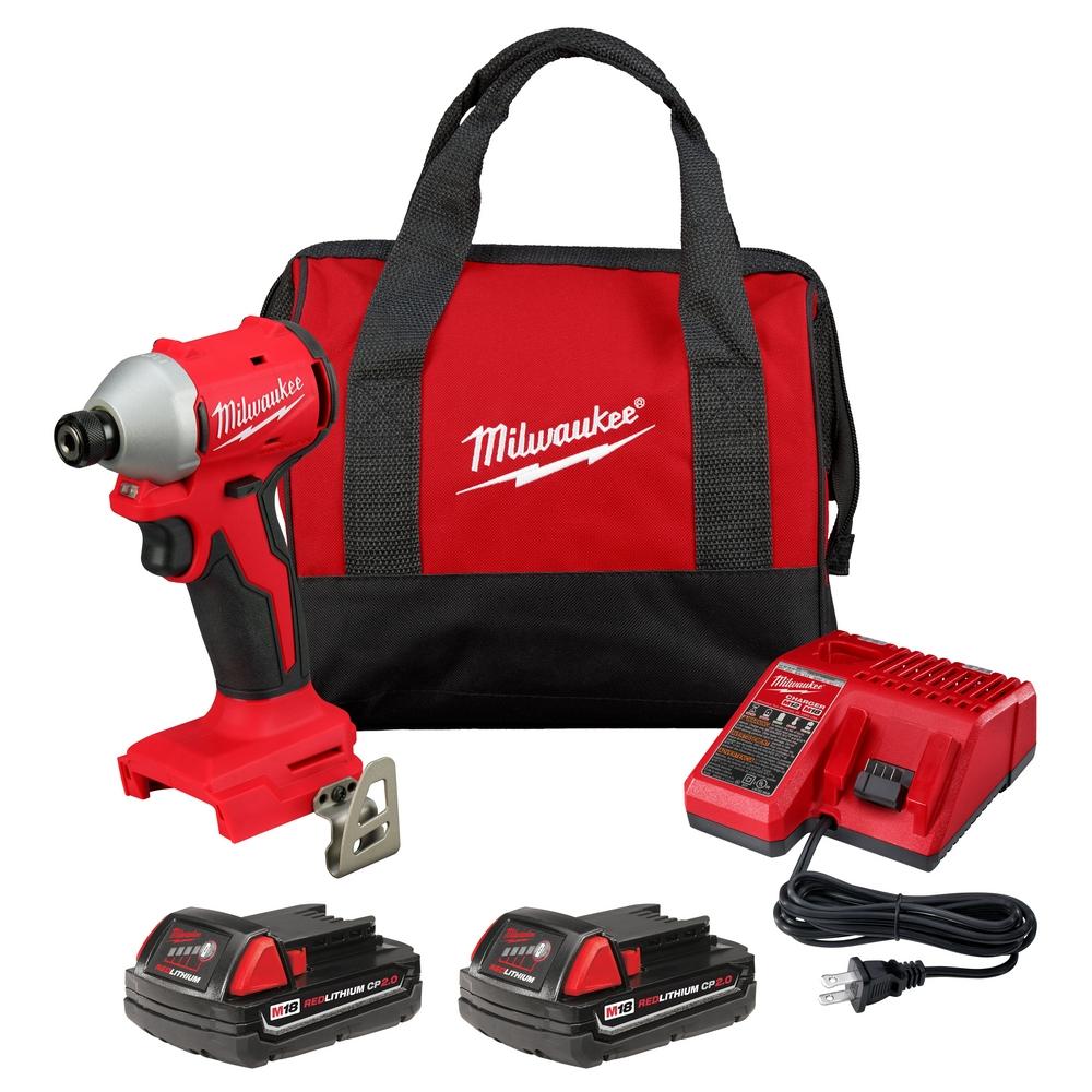 M18™ Compact Brushless 1/4&#34; Hex Impact Driver Kit