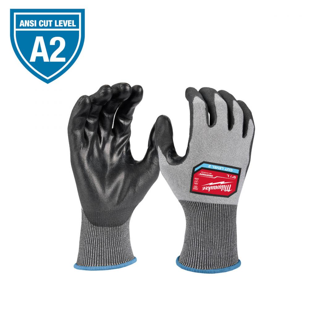 Cut Level 2 High Dexterity Polyurethane Dipped Gloves - L