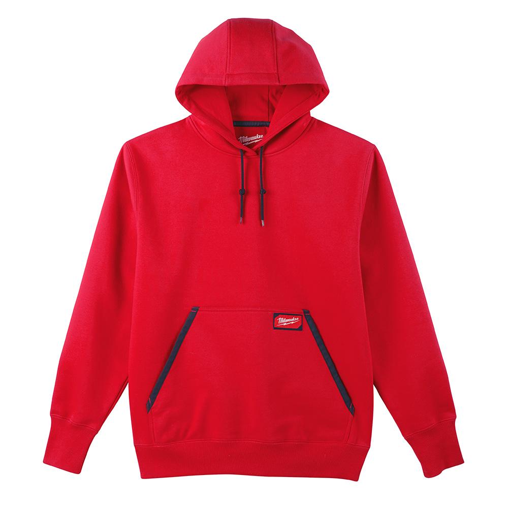 Pullover Hoodie - Red 2X