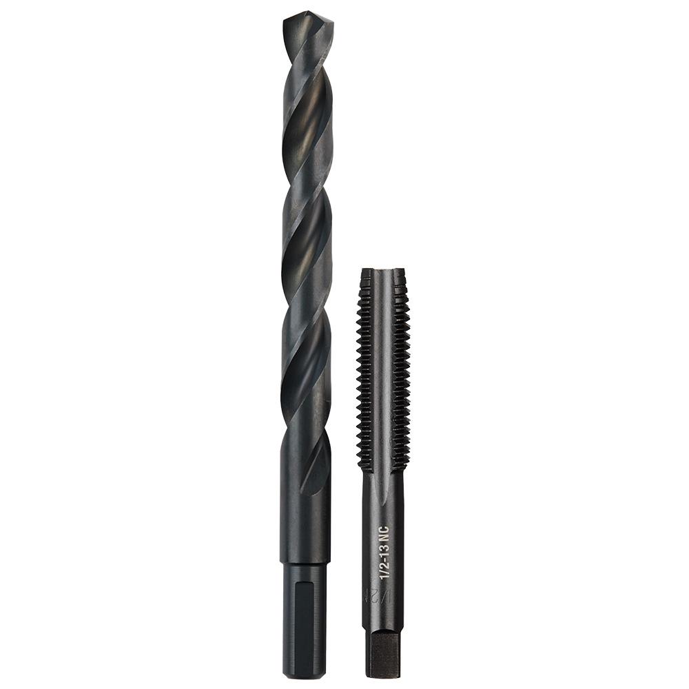 1/2&#34;-13 NC Straight Flute Plug Tap & 27/64&#34; Drill Bit