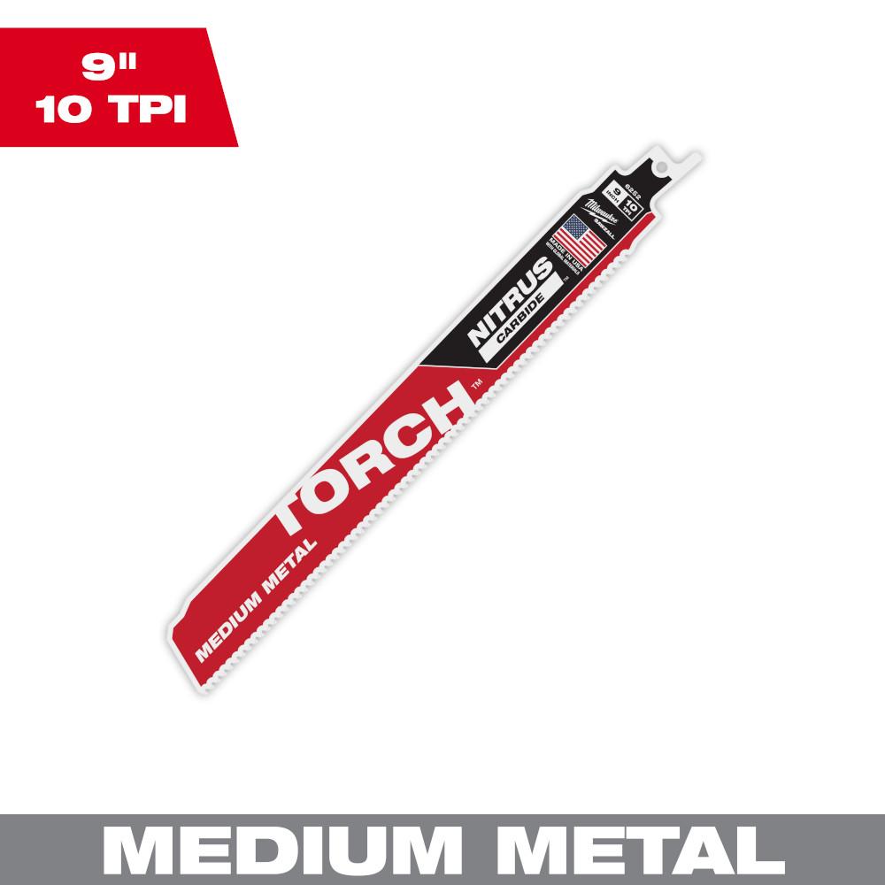 9&#34; 10TPI The TORCH™ with NITRUS CARBIDE™ Teeth for Medium Metal 1PK 