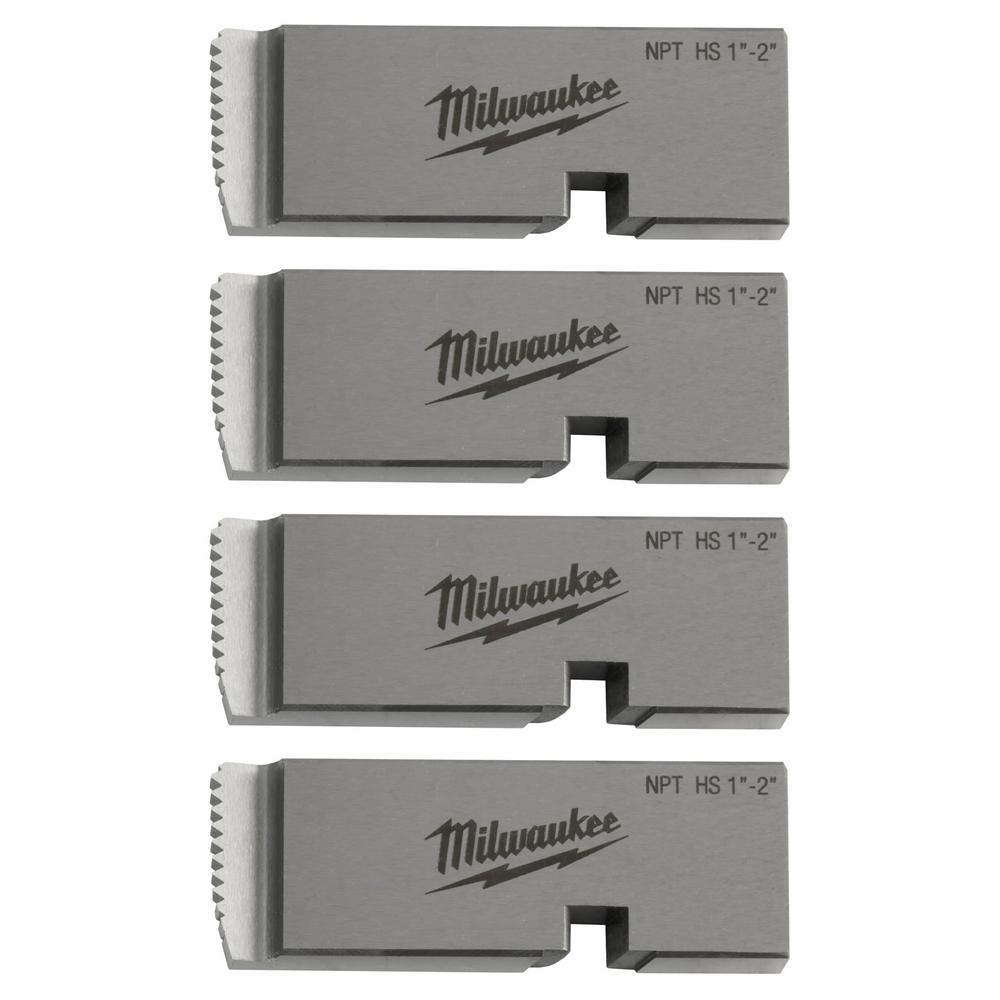 Milwaukee® 1&#34;-2&#34; HIGH SPEED NPT Universal Pipe Threading Dies