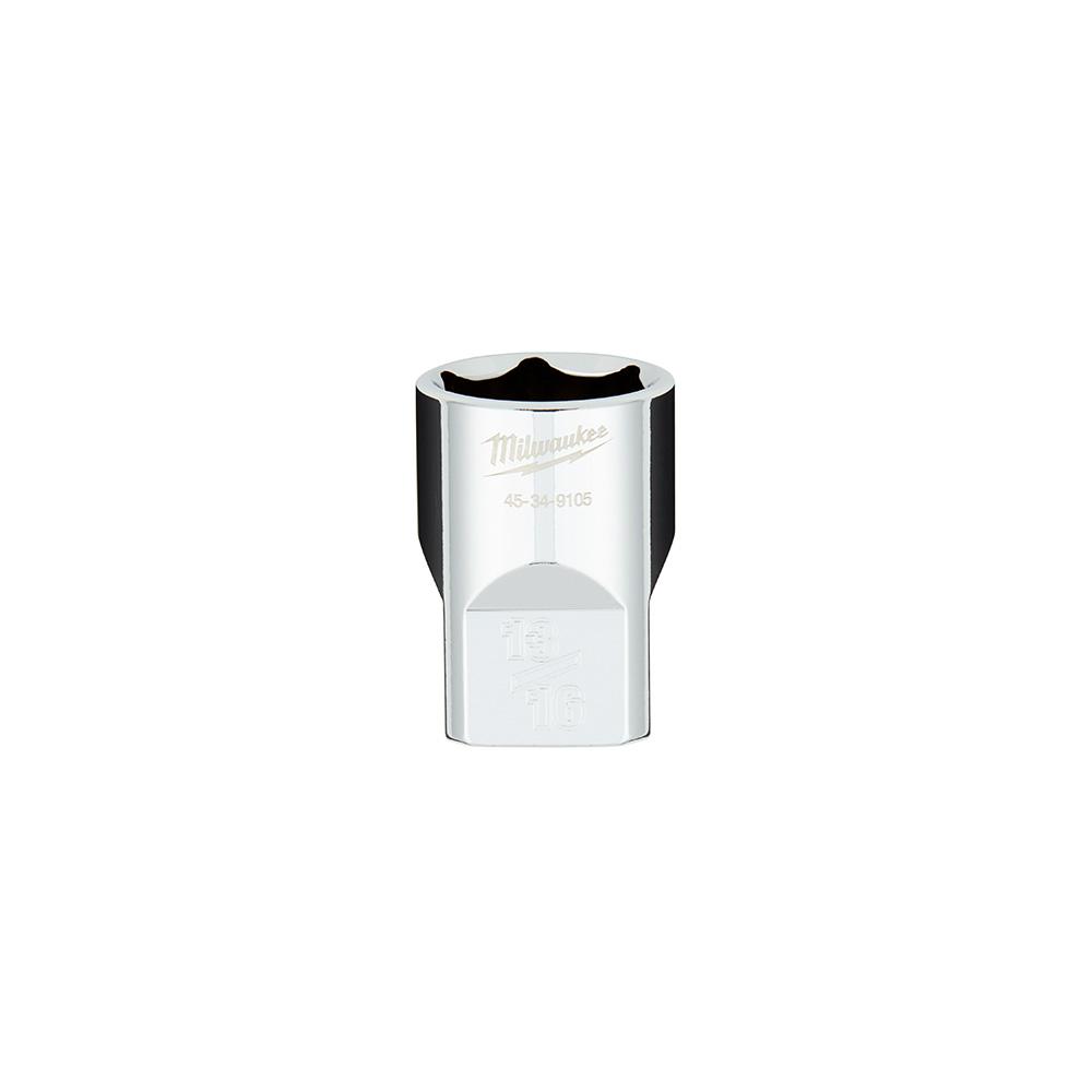 1/2 in. Drive 13/16 in. SAE 6-Point Socket with FOUR FLAT™ Sides