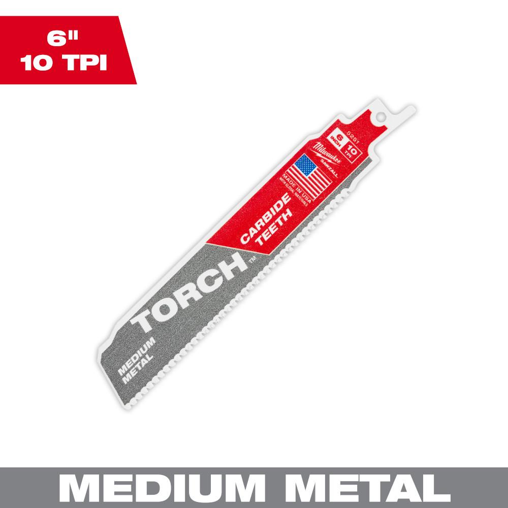6&#34; 10TPI The TORCH™ with Carbide Teeth for Medium Metal 1PK