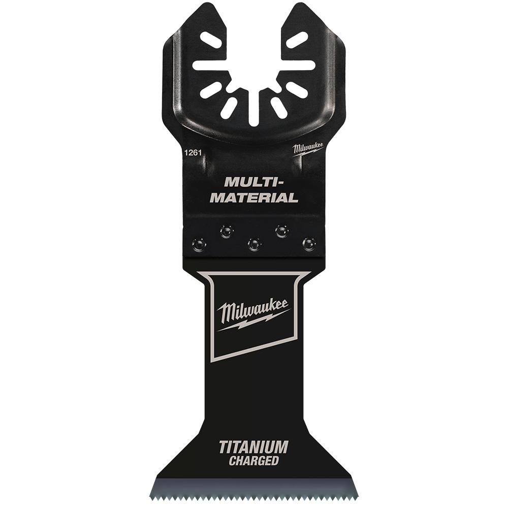 MILWAUKEE® OPEN-LOK™ 1-3/4&#34; TITANIUM CHARGED™ Bi-Metal Multi-Material Multi-Tool Blades 25PK