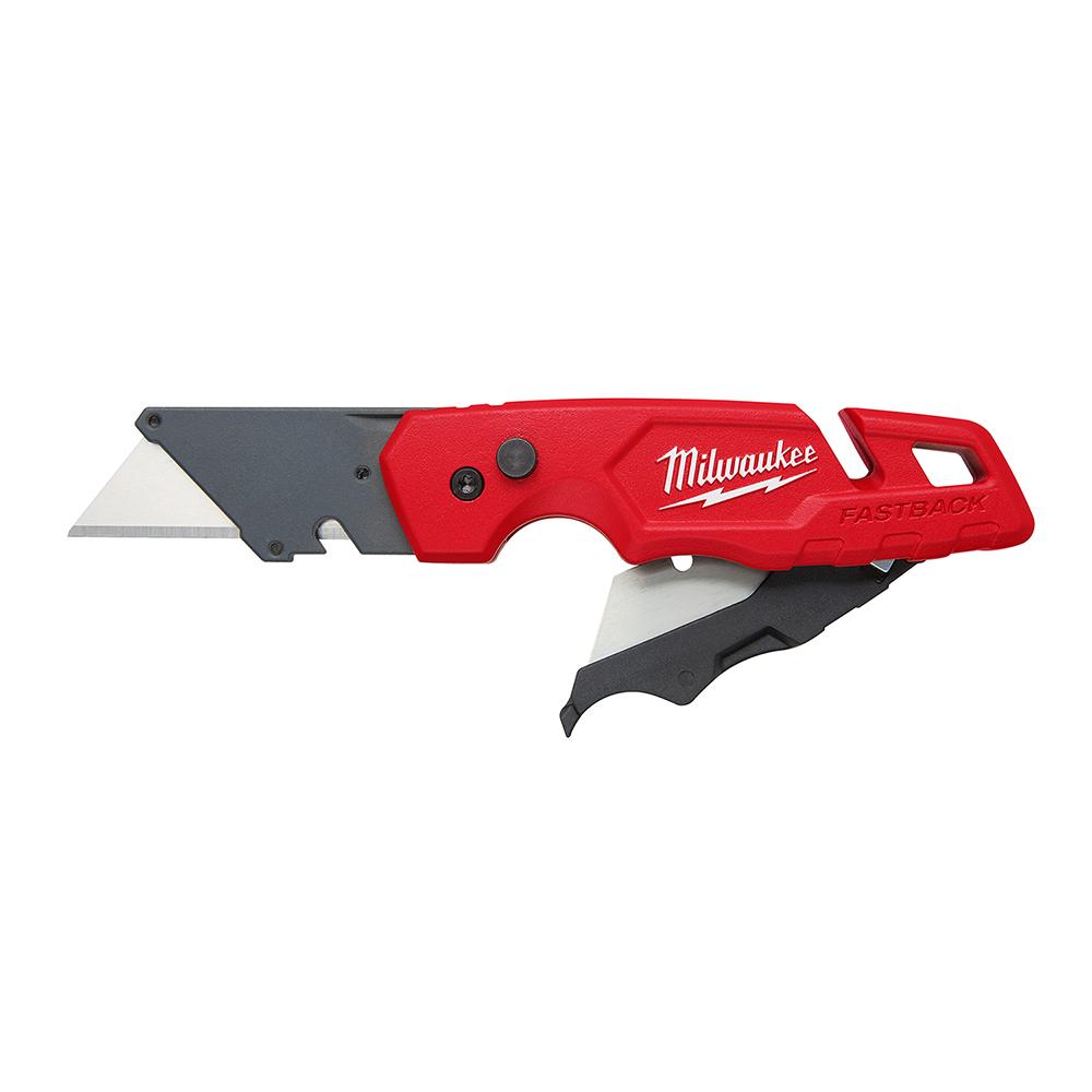 FASTBACK™ Folding Utility Knife w/ Blade Storage