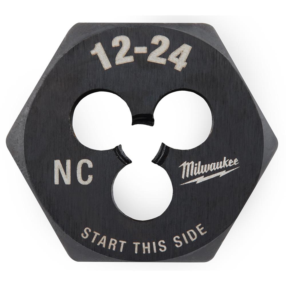 12-24 NC 1-Inch Hex Threading Die