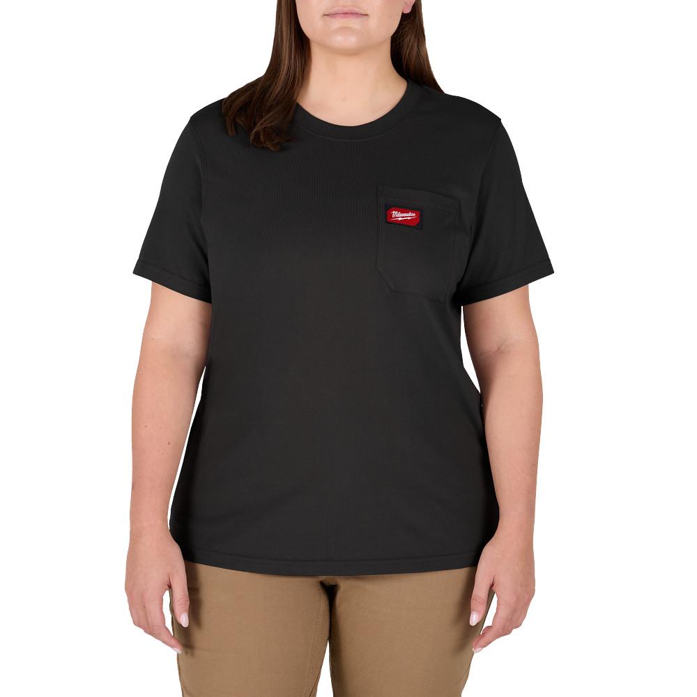 Women&#39;s GRIDIRON™Pocket T-Shirt - Short Sleeve Black S