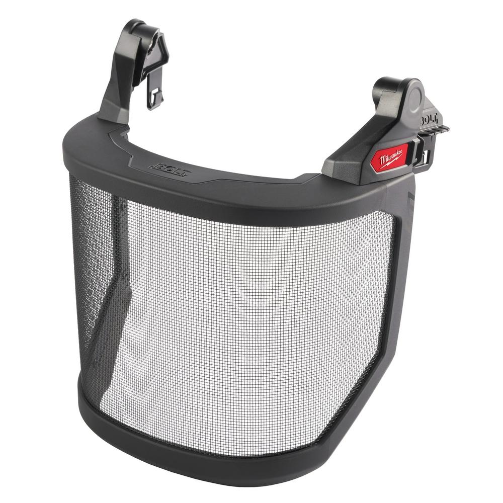 BOLT™ Full Face Shield - Metal Mesh (Compatible with Milwaukee® Safety Helmet [No Brim])