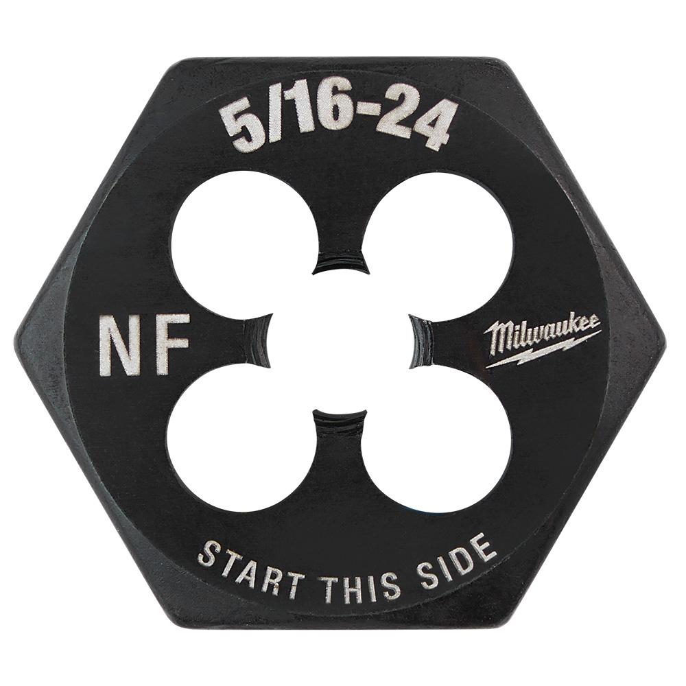 5/16&#34;-24 NF 1-Inch Hex Threading Die