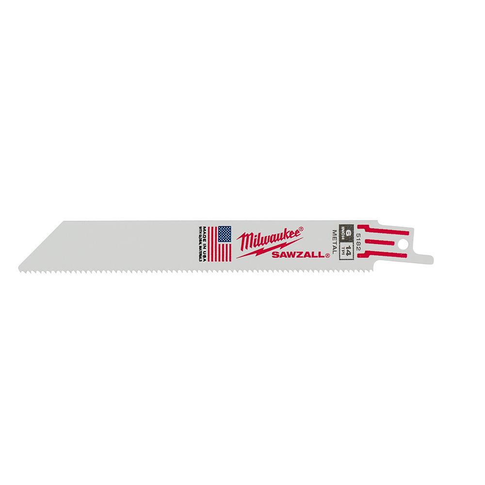 6 in. 14TPI Sawzall Blade