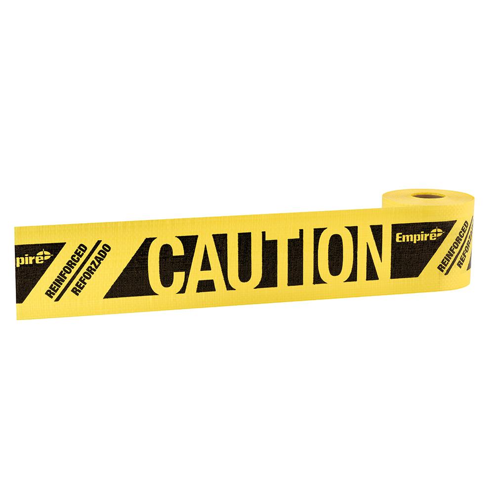3 in. X 100 ft. Reinforced Caution/Cuidado Tape