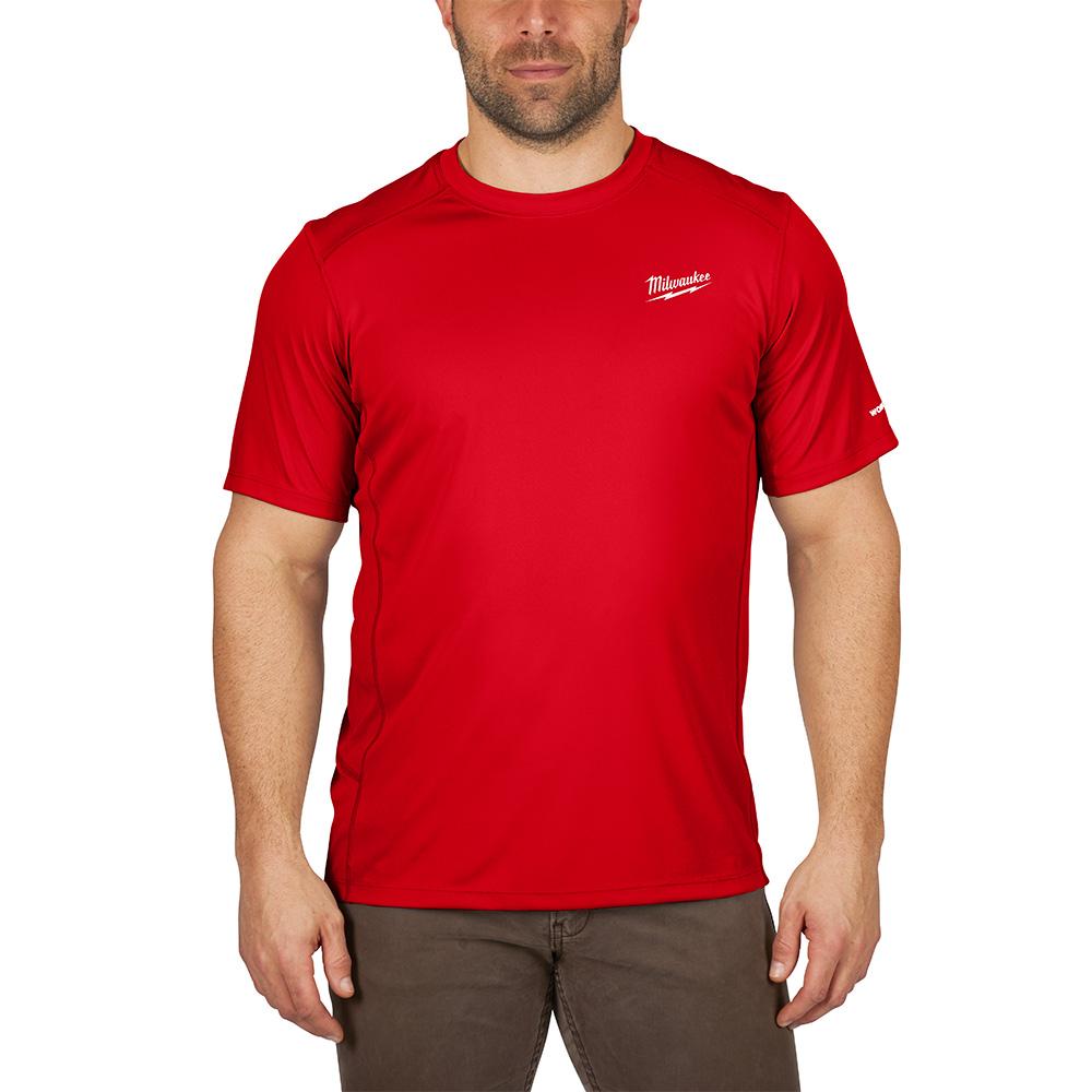 WORKSKIN™ Lightweight Performance Shirt - Short Sleeve - Red S