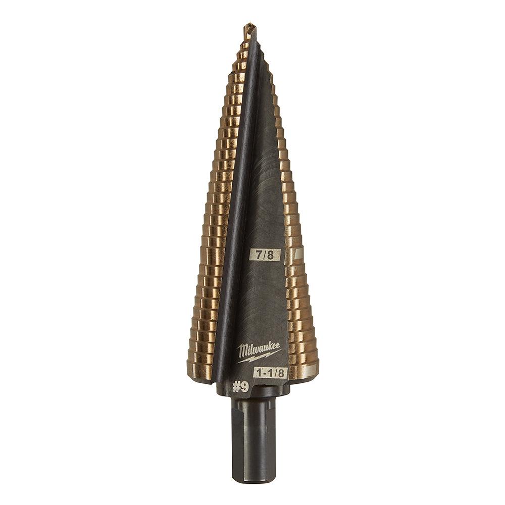 Milwaukee Cobalt Step Drill Bit #9 (7/8-1-1/8&#34;)