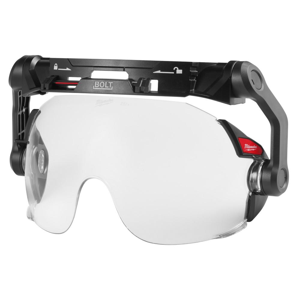 BOLT™ Eye Visor - Clear Dual Coat Lens (Compatible with Milwaukee® Safety Helmets)