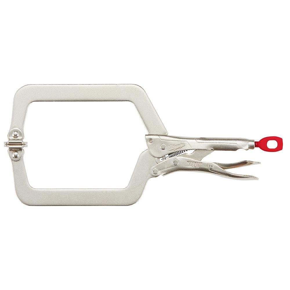 9 in. Locking Clamp With Swivel Jaws