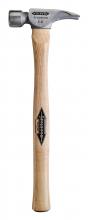Milwaukee TI14MS - 14 oz Titanium Milled Face Hammer with 18 in. Straight Hickory Handle