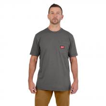 Milwaukee 605G-M - GRIDIRON™ Pocket T-Shirt - Short Sleeve Gray M