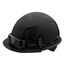 Milwaukee 48-73-1210 - Black Front Brim Vented Hard Hat w/4pt Ratcheting Suspension - Type 1, Class C