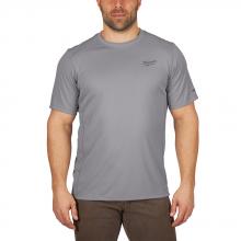 Milwaukee 414G-S - WORKSKIN™ Lightweight Performance Shirt - Short Sleeve - Gray S