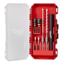 Milwaukee 48-20-8877 - 7pc. SHOCKWAVE Impact Duty™ Carbide Multi-Material Drill Bit Concrete Screw Install Kit