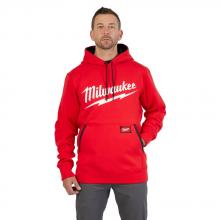 Milwaukee 352R-S - Midweight Pullover Hoodie - Logo Red S