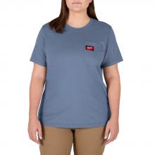 Milwaukee F451U-XS - Women's GRIDIRON™Pocket T-Shirt - Short Sleeve Blue XS