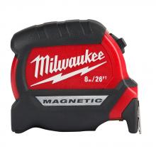 Milwaukee 48-22-0326 - 8M/26Ft Compact Magnetic Tape Measure