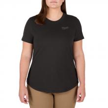 Milwaukee F452B-2X - Women's FREEFLEX™ Hybrid Tee - Short Sleeve Black 2X