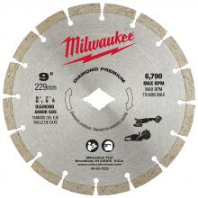 Milwaukee 49-93-7025 - 9 in. Diamond Prem Seg Blade