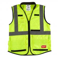 Milwaukee 48-73-5082 - High Visibility Yellow Performance Safety Vest - L/XL (CSA)