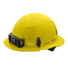 Milwaukee 48-73-1103 - Yellow Full Brim Hard Hat w/4pt Ratcheting Suspension - Type 1, Class E