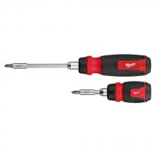 Milwaukee 48-22-2905 - 2pc 14-in-1 Ratcheting Multi-Bit and 8-in-1 Ratcheting Compact Multi-bit Screwdriver Set