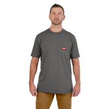 Milwaukee 605G-L - GRIDIRON™ Pocket T-Shirt - Short Sleeve Gray L