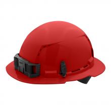 Milwaukee 48-73-1209 - Red Full Brim Vented Hard Hat w/4pt Ratcheting Suspension - Type 1, Class C