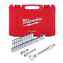 Milwaukee 48-22-9510 - 28 pc. 1/2 in. Socket Wrench Set (Metric)