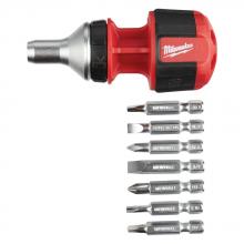 Milwaukee 48-22-2330 - 8-in-1 Compact Ratcheting Multi-Bit Driver