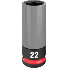 Milwaukee 49-66-7807 - SHOCKWAVE Impact Duty™ 1/2 Drive 22MM Metric Lug Nut Wheel Socket