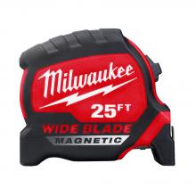Milwaukee 48-22-0225M - 25Ft Wide Blade Magnetic Tape Measure